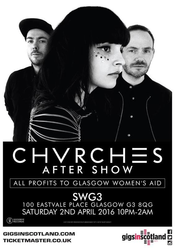 CHVRCHES After Show in Glasgow 