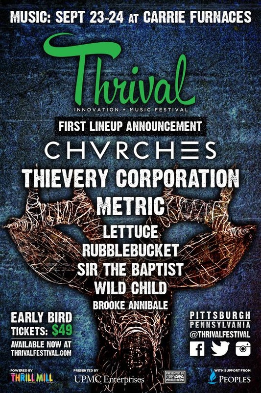 CHVRCHES Will Perform at Thrival Festival this September
